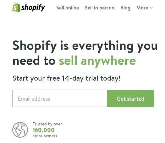 shopify ecommerce platforma